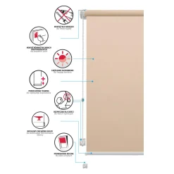 Roleta mini MADRYT 97x160 cm