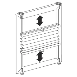Roleta plisowana VERONA BEŻ 42,5x150 cm