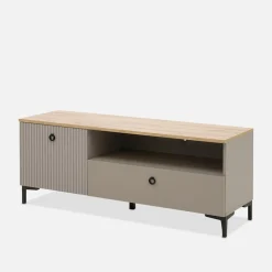 Szafki Rtv|Szafki|Esteti Ryflowana szafka RTV DOMINICA