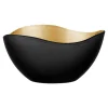 Miski, Patery I Półmiski| Salaterka czarno-złota GLAMOUR 12 cm