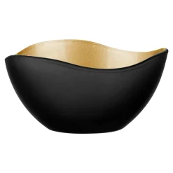 Miski, Patery I Półmiski| Salaterka czarno-złota GLAMOUR 12 cm