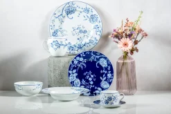Miski, Patery I Półmiski|Porcelana Bogucice Salaterka EVIA BLUE 15 cm