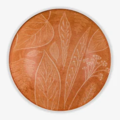 Miski, Patery I Półmiski|Lubiana Salaterka porcelanowa pomarańczowa CZTERY PORY ROKU 17,5 cm