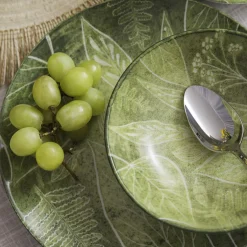 Lubiana Salaterka porcelanowa zielona CZTERY PORY ROKU 17,5 cm