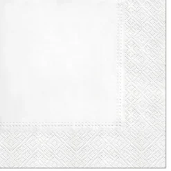 Serwetki I Serwetniki| Serwetki LUNCH UNICOLOR WHITE, 20 szt.