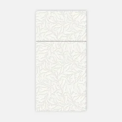 Serwetki I Serwetniki|Paw Serwetki z kieszonką na sztućce białe POCKET INSPIRATION FLORAL, 16 szt.