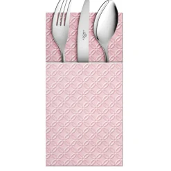 Paw Serwetki z kieszonką na sztućce różowe POCKET INSPIRATION MODERN 16 szt.