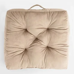 Tekstylia Zewnętrzne|Poszewki I Poduszki Dekoracyjne|inny Siedzisko beżowe EMERALD 50x50x8 cm