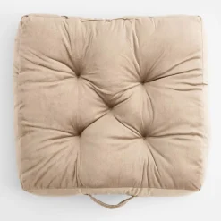 Tekstylia Zewnętrzne|Poszewki I Poduszki Dekoracyjne|inny Siedzisko beżowe EMERALD 50x50x8 cm