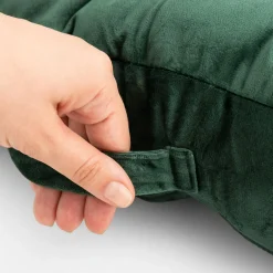 Tekstylia Zewnętrzne|Poszewki I Poduszki Dekoracyjne|inny Siedzisko ciemnozielone EMERALD 50x50x8 cm