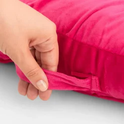 Tekstylia Zewnętrzne|Poszewki I Poduszki Dekoracyjne|inny Siedzisko fuksja EMERALD 50x50x8 cm