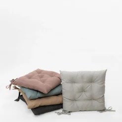 Poszewki I Poduszki Dekoracyjne|inny Siedzisko na krzesło niebieskie SAWANA 38x38 cm