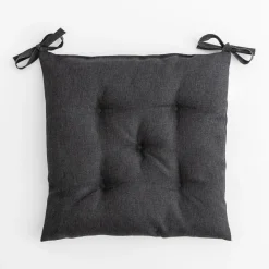 Poszewki I Poduszki Dekoracyjne|inny Siedzisko na krzesło szare SAWANA 38x38 cm