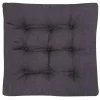 Estetica Siedzisko poduszka na krzesło ciemnoszara SUGAR 40x40 cm