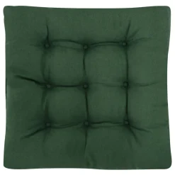 Estetica Siedzisko poduszka na krzesło ciemnozielona SUGAR 40x40 cm