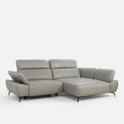 Narożniki|inny Skórzany narożnik z regulowanym zagłówkiem MONZA prawy