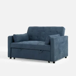 Sofy| Sofa 133 cm niebieska SYLWERO