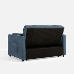 Sofy| Sofa 133 cm niebieska SYLWERO