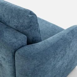 Sofy|inny Sofa 3 osobowa, rozkładana z pojemnikiem granatowa PORTO