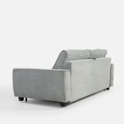 Sofy|Werdomo Sofa 3 osobowa z stelażem włoskim MONZO 140 szara