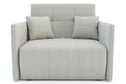 Dzieci Sofa amerykanka 93 cm szara LEO I