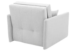 Dzieci Sofa amerykanka 93 cm szara LEO I