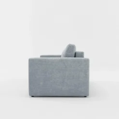 Dzieci Sofa amerykanka sztruksowa szara SOFI