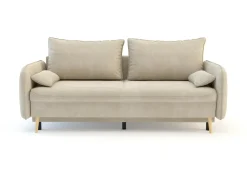 Sofy| Sofa beżowa VAMOS nóżki buk