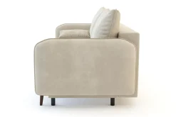 Sofy| Sofa beżowa VAMOS nóżki orzech