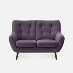 Impresti Sofa fioletowa SCANDI 137 cm