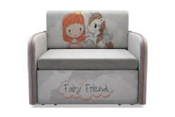 Dzieci Milo Sofa FRIENDS 1-osobowa, rozkładana