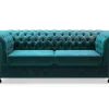 Inspire Sofa glamour lazurowa CHESTER