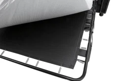 Sofy|Inspire Sofa glamour rozkładana czarna CHESTER