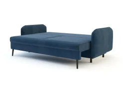Sofy| Sofa granatowa VAMOS nóżki czarne