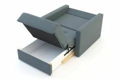 Sofy|Sofy|Mavik Sofa jednoosobowa rozkładana MONDO popielata