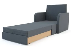 Sofy| Sofa jednoosobowa rozkładana FLOP grafit