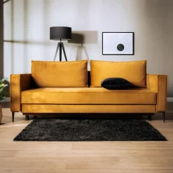 Sofy| Sofa musztardowa TERRA