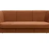 Sofa na wysokich nóżkach ruda OLIVIO