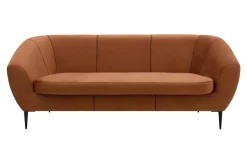 Sofa na wysokich nóżkach ruda OLIVIO