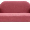 Sofy| Sofa 2-osobowa ciemnoróżowa MIDNI