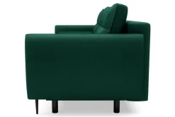 Sofa 3-osobowa DL rozkładana zielona KIOTO