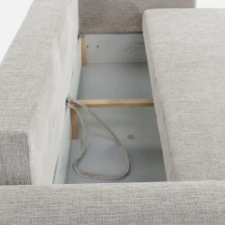 inny Sofa 3-osobowa DOLLY jasnoszara