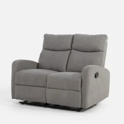 inny Sofa 2-osobowa GLAMDI z funkcją relaks szara