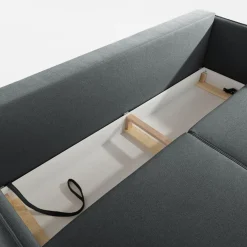 inny Sofa 3-osobowa grafitowa BRUNO