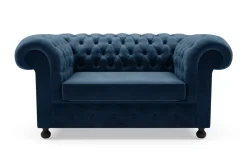 Sofy|Inspire Sofa 2-osobowa granatowa CHESTER