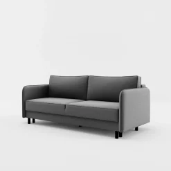 Sofy|inny Sofa 3-osobowa jasnoszara BRUNO