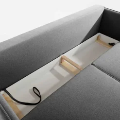 Sofy|inny Sofa 3-osobowa jasnoszara BRUNO