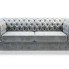 Sofy|Inspire Sofa 3-osobowa jasnoszara CHESTER