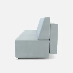 Sofy| Sofa 3-osobowa jasnoszara pikowana LILI