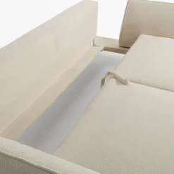 Sofy|Instilo Sofa 3-osobowa kremowa CAVO